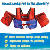 Thumbnail for Toddler Floaties Kids Swim Vest for 22-66 Pounds Boys & Girls, Baby Swim Float Vest for Pool with Shoulder Harness Arm Wings, for Kids 2 3 4 5 6 7 Years Old Baby