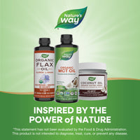 Thumbnail for Nature’s Way Organic MCT Oil, Brain and Body Fuel*, Liquid Coconut MCT Oil with C8 Caprylic & C10 Capric Acids, 14 g Medium Chain Triglycerides per Serving, Keto & Paleo Certified, Non-GMO, 16 Fl Oz
