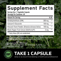 Thumbnail for DIM Supplement for Men 300mg | Estrogen Blocker & Aromatase Inhibitor | Extra Strength Men’s Hormone Balance & Fitness Booster with Diindolylmethane Plus CDG & Broccoli Floret | Gluten-Free | 60 Ct