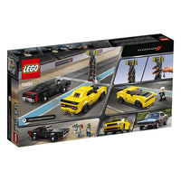 Thumbnail for LEGO Speed Champions 2018 Dodge Challenger SRT Demon and 1970 Dodge Charger R/T 75893 Building Kit (478 Pieces)