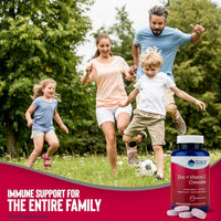 Thumbnail for Trace Minerals Zinc + Vitamin C - Chewable Wafers for Immunity & Antioxidant Support - Healthy Development - Enzyme Function - Full Spectrum of Ionic Minerals - Raspberry - 60 Servings