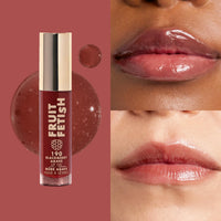 Thumbnail for Milani Fruit Fetish Lip Oil with Vitamin E for Instant Hydration, Fruit Extract Infused Lip Treatment and Moisturizing Lip Gloss - Blackberry Agave