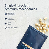 Thumbnail for Blueprint Bryan Johnson Raw Macadamia Nuts - No Palm Oil - Keto and Low Carb Snack - No Added Sugar, Vegan, Non GMO, Keto and Paleo Friendly (4 Ounces)