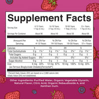 Thumbnail for Iron Supplement for Women Men & Kids | Liquid Iron Supplement for Women Men & Kids | Iron for Healthy Blood & Oxygen | Ages 4 & Up | Sugar Free | Vegan | Non-GMO | Gluten Free | 15.22 Fl Oz