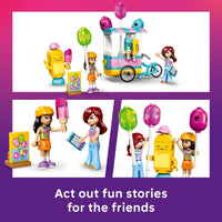 Thumbnail for LEGO Friends Ice Cream & Balloon Stand Building Toy for Girls & Boys - Pretend Play Set for Kids, Ages 6+ - W/Liann & Paisley Minidolls & Accessories - Gift Idea for Birthdays - 42692