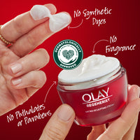 Thumbnail for Olay Face Moisturizer, Regenerist Micro-Sculpting Cream for Women, Fragrance-Free - Hydrating, Anti-Aging, Anti-Wrinkle, Firming Skin Care - Hyaluronic Acid, Niacinamide, Amino Peptides, 1.7 Oz