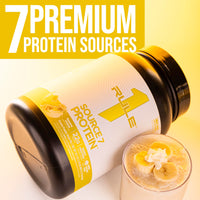 Thumbnail for Rule 1 Proteins Source 7 Protein – Decadent Flavor, Velvety Smooth Texture, 22g Anytime Protein, and 10g Naturally Occurring EAAs Per Serving from 7 Premium Sources (1.8 Pounds, Pistachio Ice Cream)