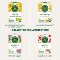 Thumbnail for Traditional Medicinals Tea, Organic EveryDay Detox Lemon, Supports Healthy Skin & Liver Function, Detox, Kosher, Non-GMO, Caffeine-Free, Compostable - 96 Tea Bags (Pack of 6)
