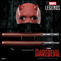 Thumbnail for Marvel Legends Series Daredevil: Born Again Premium Roleplay Mask and Billy Club, Collectibles for Adults