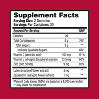 Thumbnail for Ocuvite Eye Vitamin & Mineral Supplement, Gummy Multivitamin for Eyes, Zinc, Vitamin C & E, Lutein & Zeaxanthin Supplements for Vision Support for Adults, 60 Gummies
