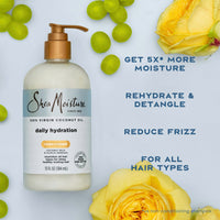 Thumbnail for Shea Moisture Daily Hydrating Conditioner Virgin Coconut Oil For All Hair Types Sulfate-Free 13 oz