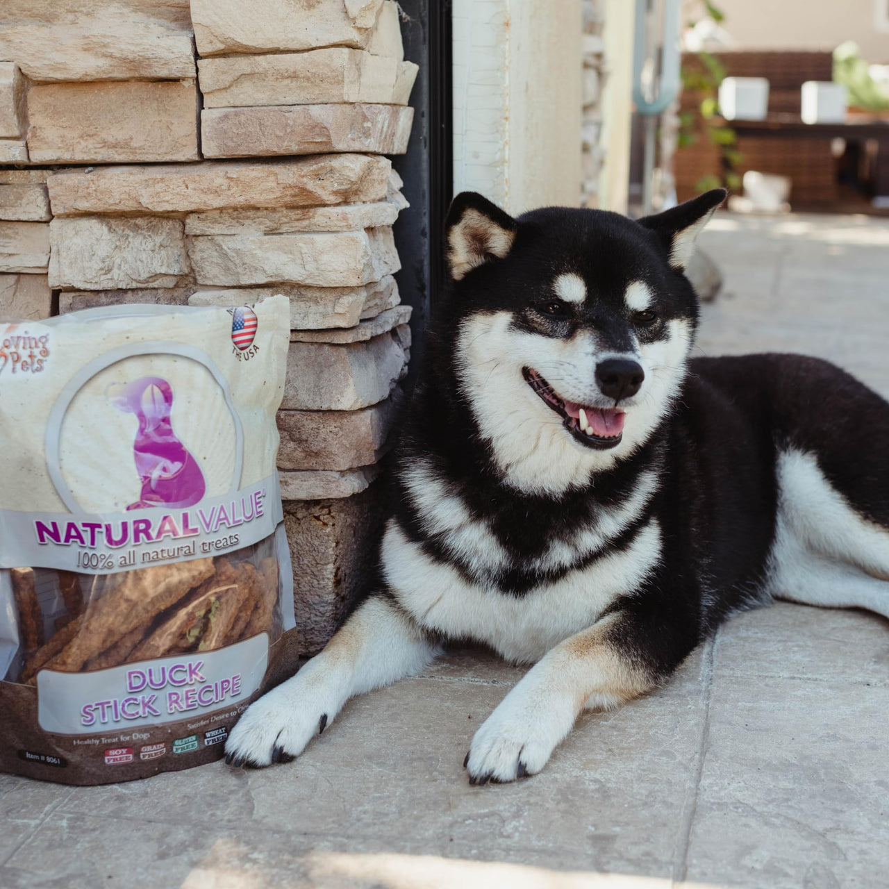 Loving Pets Natural Value All Natural Soft Chew Duck Sticks For Dogs, 14-Ounce