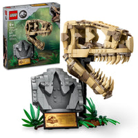 Thumbnail for LEGO Jurassic World Dinosaur Fossils: T Rex Skull Building Toy - Dinosaur Toy for Boys & Girls, Ages 9+ Years - Gift for Christmas - Display for Bedroom - 76964