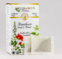 Thumbnail for CELEBRATION HERBALS Hawthorn Leaf & Flower Organic 24 Bag, 0.02 Pound