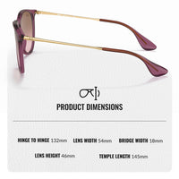 Thumbnail for Ray-Ban RB4171 Erika Classic Phantos Shape Sunglasses for Men and Women- Timeless Classic Sun Glasses with Modern Elegance - Premium UV Protection - Designer Men's and Women's Sunglasses