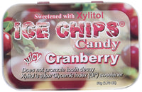 Thumbnail for ICE CHIPS Candy Hand Crafted Tin Cranberry Candy, 1.76 Ounce