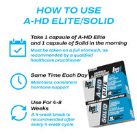 Thumbnail for BPI Sports A-HD Elite/Solid Testosterone Booster for Men - Testosterone Supplement for Muscle, Strength, Libido & Performance Support - Promotes Natural Fat Loss – 30 Servings – 550mg