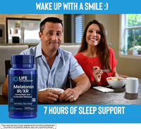 Thumbnail for Life Extension Melatonin IR/XR 120 Capsules - Immediate & 7 Hour Extended-Release - Night Time Supplement - Supports Staying Asleep - Non-GMO, Gluten-Free