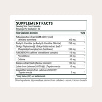 Thumbnail for THORNE - Memoractiv - Nootropic Brain Supplement for Focus, Creativity, and Concentration - Ashwagandha, Ginkgo, Lutemax, Bacopa, Pterostilbene - Gluten-Free, Dairy-Free* - 60 Capsules - 30 Servings