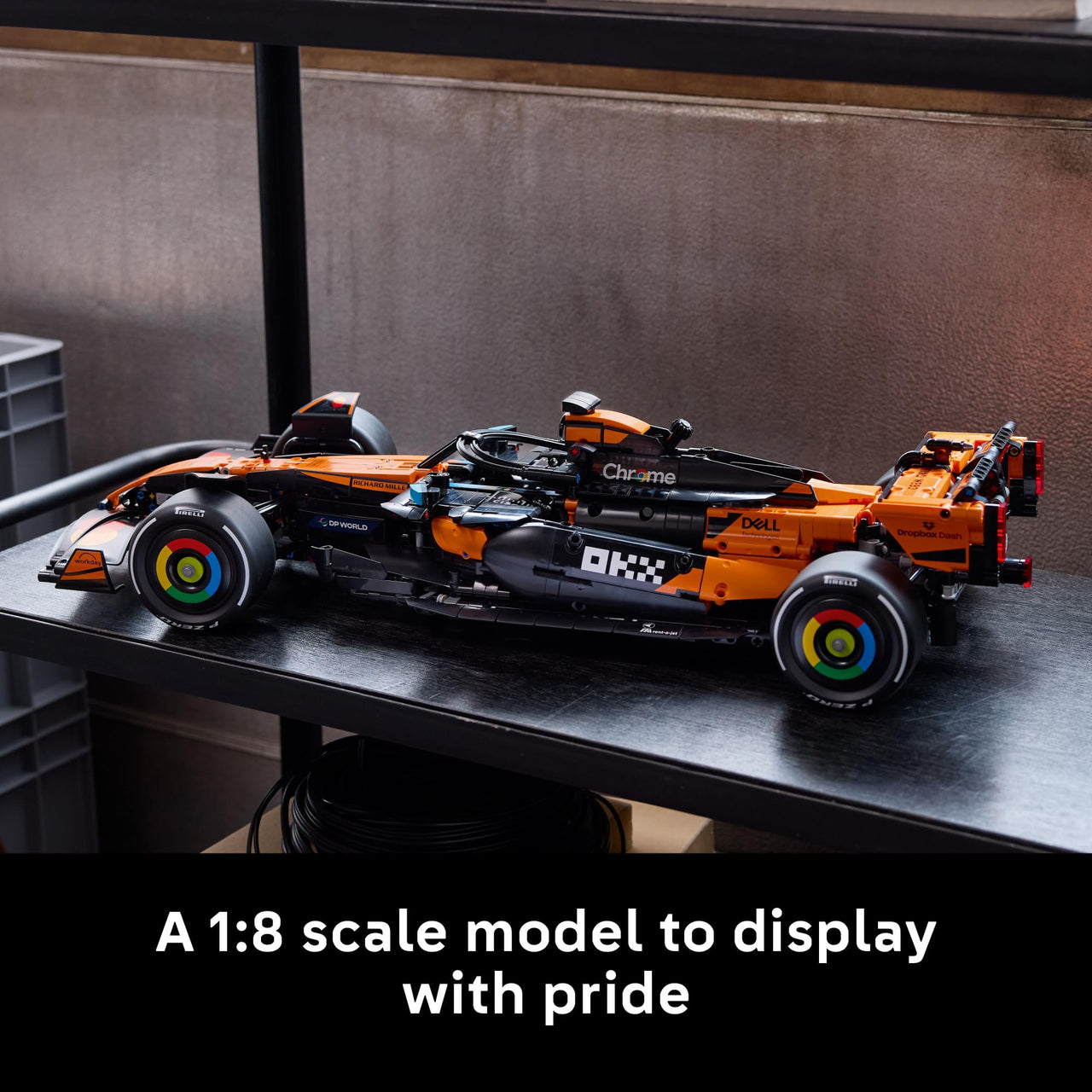 LEGO Technic McLaren MCL39 F1 Car Building Set for Adults - Room or Office Decor for Men & Women, Ages 18+ - Gift for Birthdays - Authentic Details - 42228