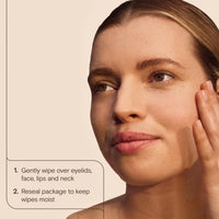 Thumbnail for Aveeno Calm + Restore Unscented Makeup Remover Face Wipes, Fragrance Free Facial Cleansing Towelettes with Oat Extract & Calming Feverfew Leave Skin Feeling Soothed, Alcohol Free, 25 ct