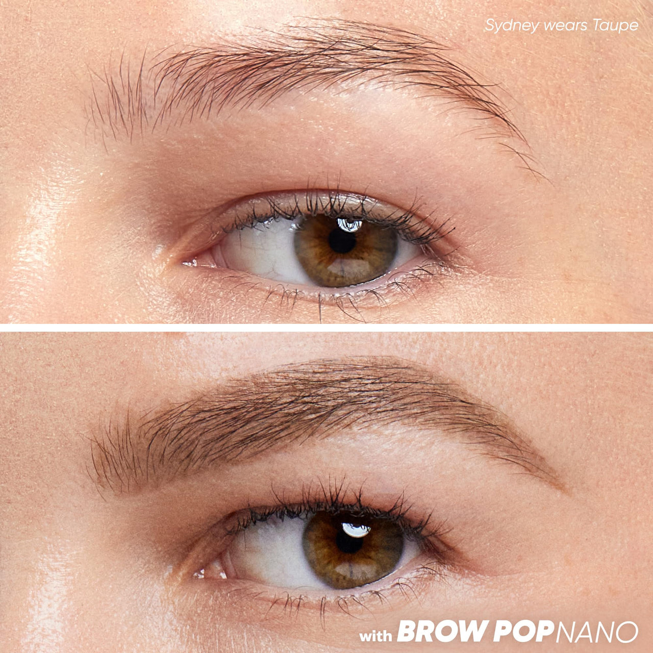 Kosas Brow Pop Nano Eyebrow Pencil – Ultra-Fine 1mm Micro Brow Pencil with Spoolie, Taupe