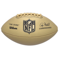 Thumbnail for Wilson The Duke NFL Metallic Edition Football - Official Size, Gold