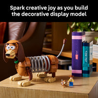 Thumbnail for LEGO Disney and Pixar Toy Story Slinky Dog Bookends - Building Set for Adults, Ages 18+ - Disney Gifts for Fans - Bedroom, Shelf or Office Decor - 43301