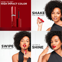 Thumbnail for L'Oreal Paris Infallible Lacque Resistance Liquid Lipstick, 16HR Long Lasting Lip Makeup with Lacquer-Like Shine and Zero Transfer, 215, Drunk In Rose