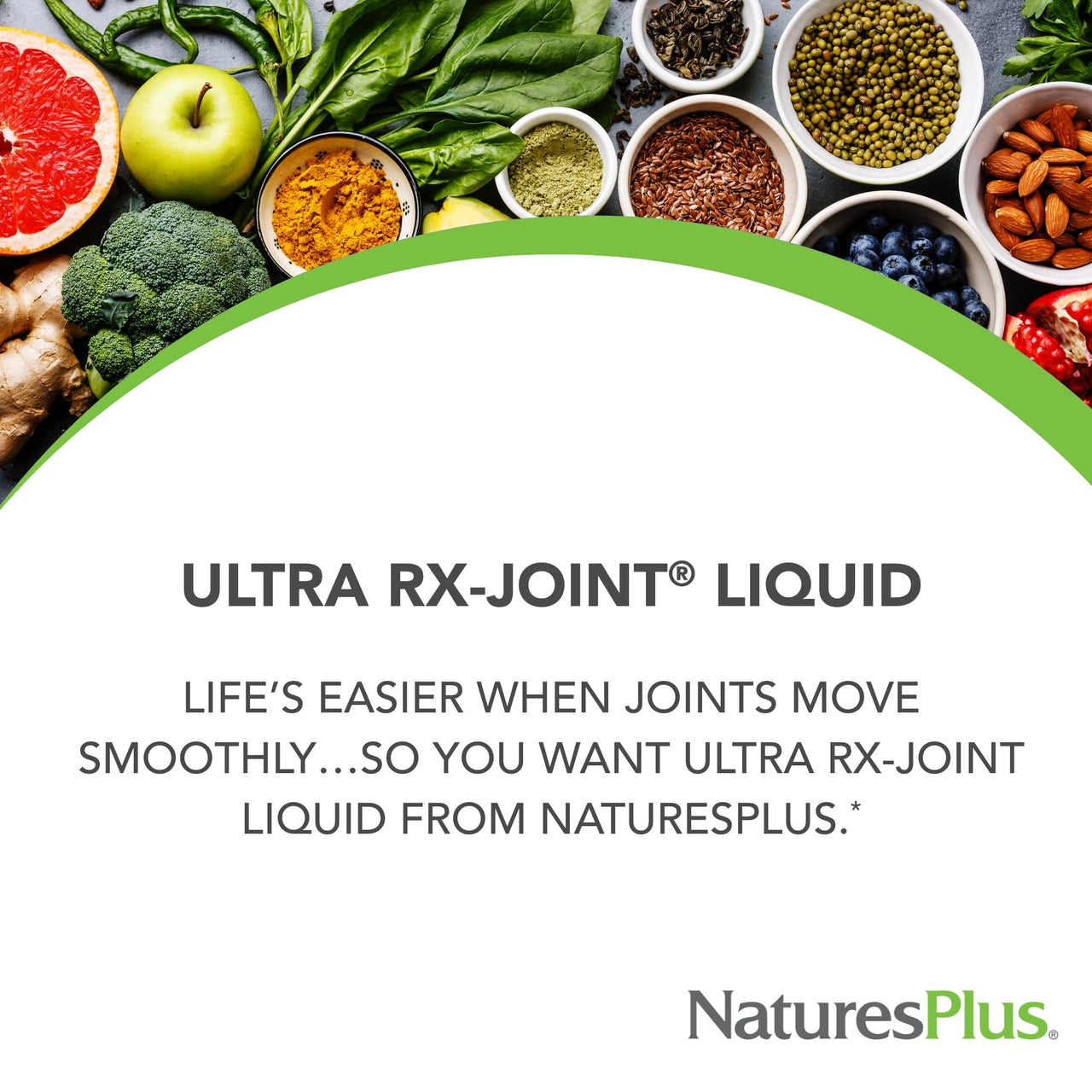 Natures Plus Ultra Rx-Joint Liquid, Honey Lemon - 30 fl oz - Supports Healthy Joint Function - with Glucosamine, Chondroitin & MSM - Gluten Free - 30 Servings