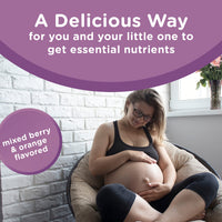 Thumbnail for Centrum Prenatal Multivitamin Gummies with DHA and Folic Acid, Mixed Berry and Orange Flavors - 60 Count, 30 Day Supply
