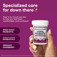 Thumbnail for Physician's CHOICE Vaginal Probiotics for Women - pH Balance, Odor Control, Yeast Balance, Vaginal Flora & Feminine Health - 6B CFU with Organic Prebiotics and Cranberry Extract - 30 CT