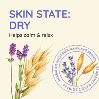 Thumbnail for Aveeno Stress Relief Body Wash with Nourishing Oat & Lavender Scent for Sensitive Skin, Gently Cleanses & Helps You Feel Calm & Relaxed in the Shower, Soap-Free, Twin Pack, 2 x 18 fl. oz