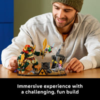 Thumbnail for LEGO The Legend of Zelda: Ocarina of Time – The Final Battle - Building Set for Adults, Ages 18+ - Nintendo Collectible with Link & Zelda Minifigures - Bedroom or Game Room Decor - 77093