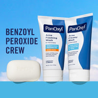 Thumbnail for PanOxyl Antimicrobial Hydrating Acne Creamy Wash, 4% Benzoyl Peroxide, 6 Ounce