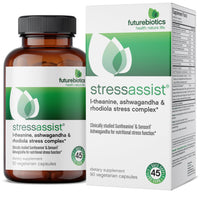Thumbnail for Futurebiotics Stressassist L-theanine Ashwagandha and Rhodiola Rosea Stress Complex - Natural Nutritional Stress Function, 90 Vegetarian Capsules