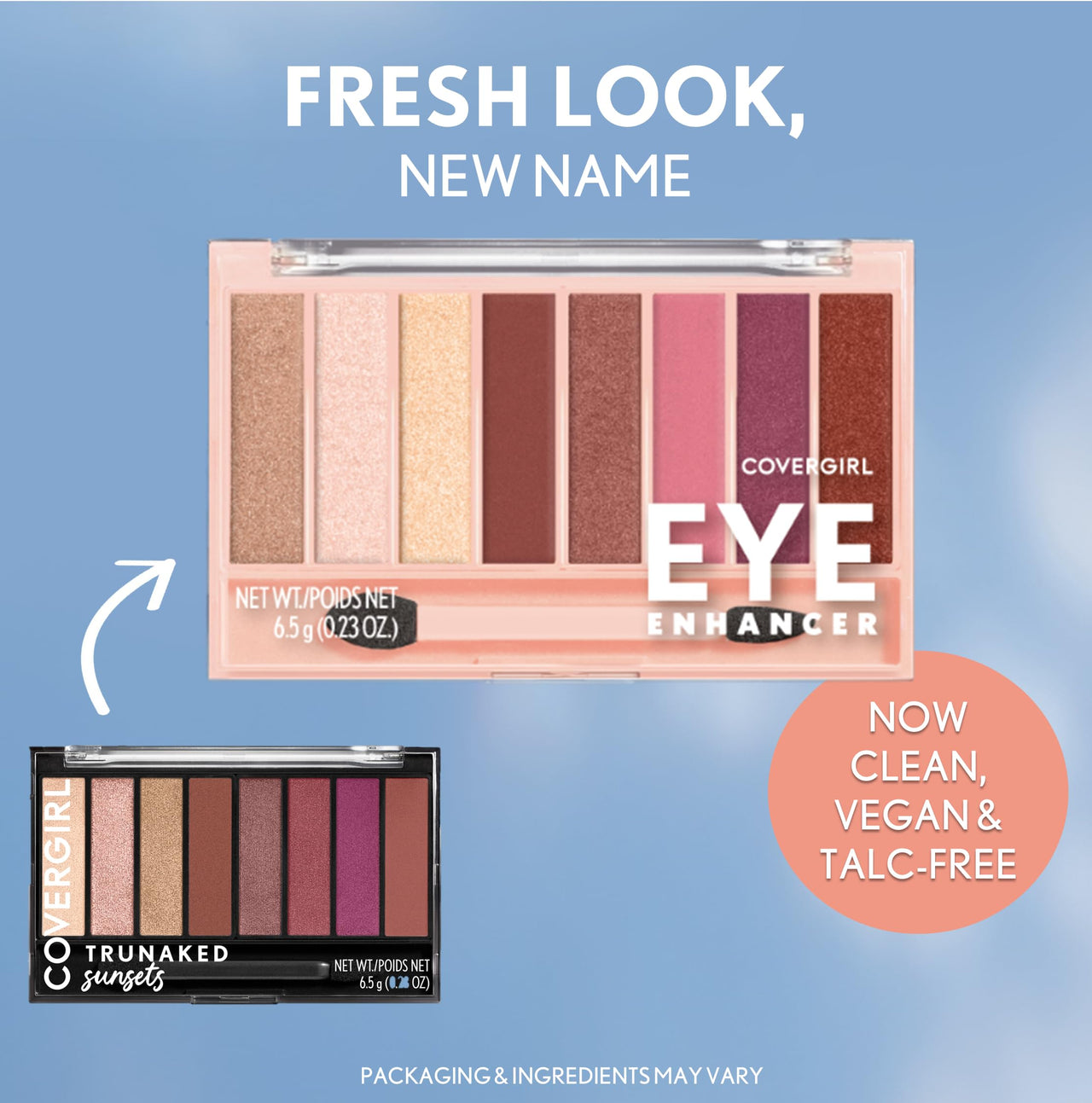 COVERGIRL Eye Enhancer Eyeshadow Palette, 830 Sunsets (Packaging May Vary)