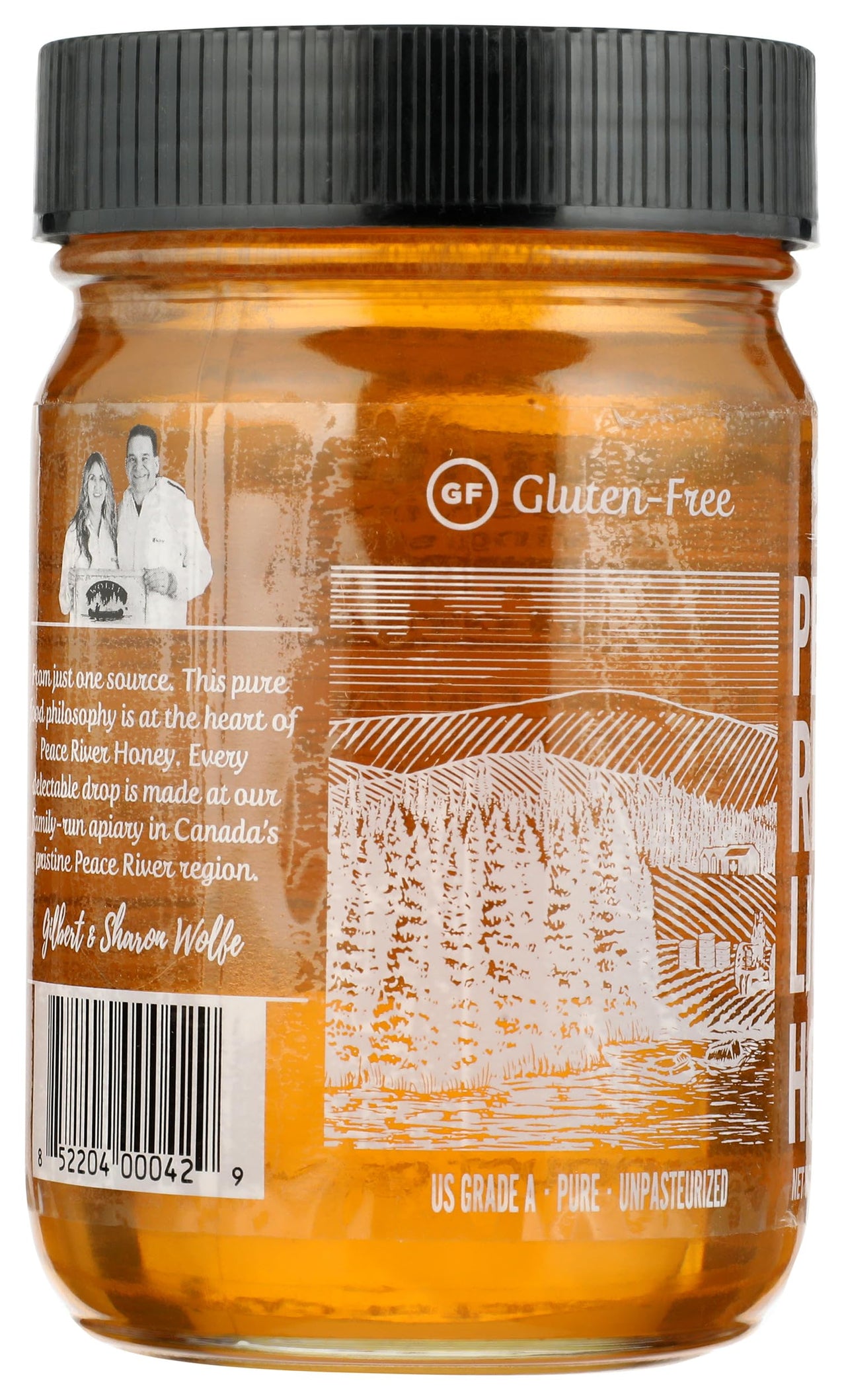 Peace River Liquid Honey, Kosher, Gluten Free, 16 Ounce (Pack of 6)
