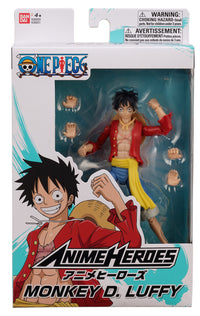 Thumbnail for Anime Heroes Monkey D. Luffy Action Figure 36931, Multicolor, One Piece