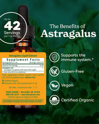 Thumbnail for Herb Pharm Certified Organic Astragalus Liquid Extract for Immune System Support - 1 Oz