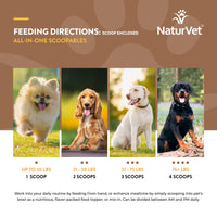 Thumbnail for NaturVet Scoopables All-in-One Multivitamin for Dogs - Dog Vitamins and Supplements for Joint Support, Digestion, Skin & Coat Care & Immune - Hickory Smoked Bacon Flavor Vitamin Supplement | 11oz Bag