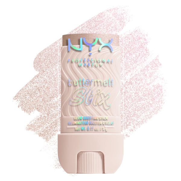 NYX PROFESSIONAL MAKEUP Buttermelt Glaze Stix, Non-Greasy Highlighter Stick With Up To 8HR Make Up Wear - 01 Big Melt Energy (Clear)