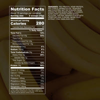 Thumbnail for Blueprint by Bryan Johnson Vegan Protein Meal Replacement – Plant Based Hemp Protein with 27g Protein Per Serving – Low Calorie, Flavored Protein for Women & Men – Dairy Free – 15 Servings - Banana