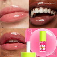 Thumbnail for NYX PROFESSIONAL MAKEUP Fat Oil Lip Drip, Moisturizing Lip Oil Gloss, Vegan Tinted Formula, Up to 12 HR Hydration - Missed Call (Sheer Pink)