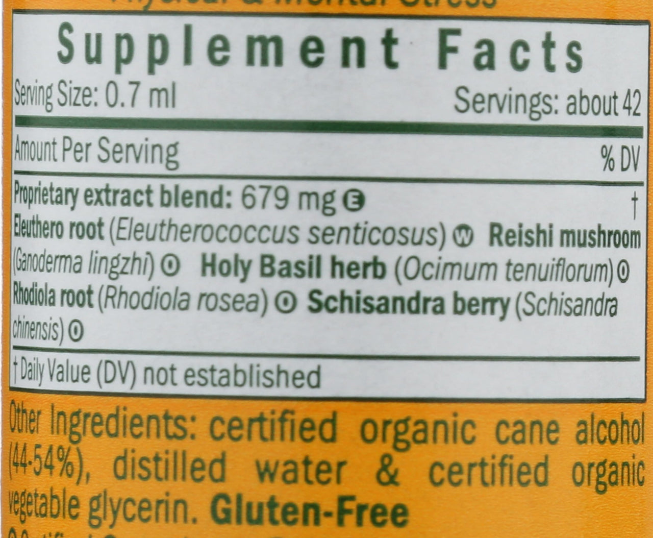 Herb Pharm Stress Manager: Adaptogenic Stress Support Tincture, Rhodiola Rosea, Holy Basil Extract, Reishi Mushroom Extract, Adrenal Function Support, Vegan, Non-GMO, 1 Oz - Packaging May Vary