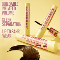 Thumbnail for Maybelline The Colossal Bubble Washable Mascara, Buildable Mascara Volume and Length Formula for Bold, Separated Lashes, Very Black, 1 Count
