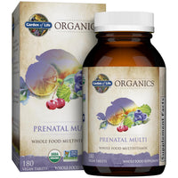 Thumbnail for Garden of Life Organics Prenatal Multivitamin with Folate, B6, B12, D3 & Iron â€“ Prenatal Vitamins for Women with Energy Metabolism Support for Healthy Fetal Development, Non-GMO, Vegan, 60 Servings