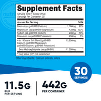 Thumbnail for Nutricost Keto BHB Exogenous Ketones 4-in-1 (30 Servings) 12g Beta-Hydroxybutyrate (BHB) Per Serving, (Unflavored) - Ketone Salts