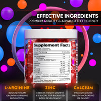 Thumbnail for BIOTEQUELAB Height Growth Increase Gummies Vitamins, Grow Tall Supplement, Calcium, Magnesium, Zinc, Ashwagandha, Glucosamine Multivitamin for Teens, Kids, Adults