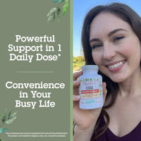 Thumbnail for Quantum Health CDZ Immune Support Supplement Vitamin C 500 mg, Vitamin D 1000 IU Plus Zinc 15 mg Powerful Whole Body Wellness Support Complex - Daily Immunity Boost for Women & Men - 60 Capsules